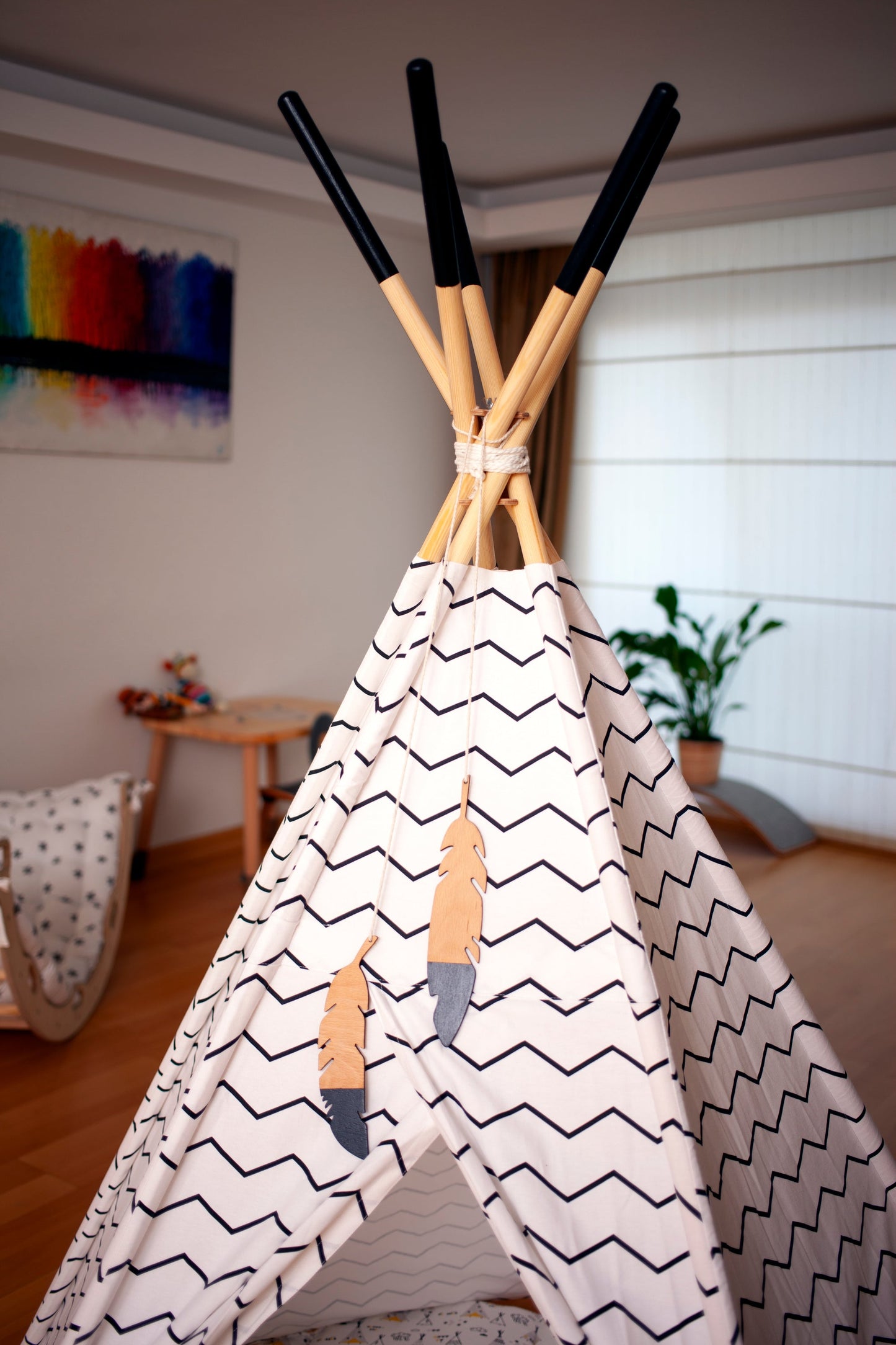 Tente tipi ensemble XL et tapis de jeu